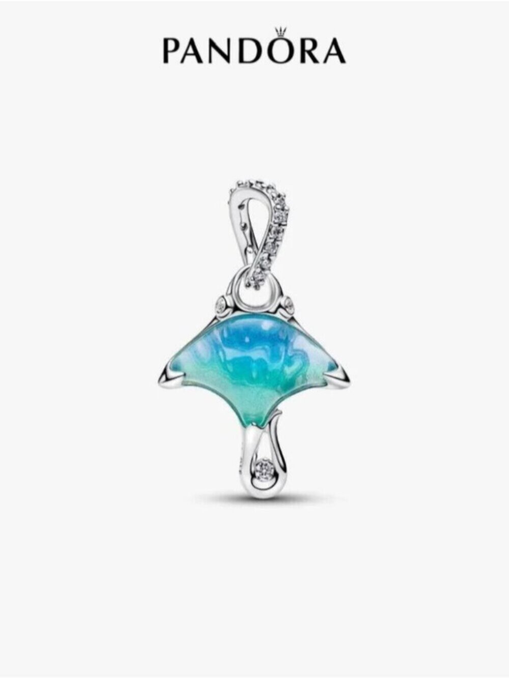 Pandora Manta Ray Dangle Charm